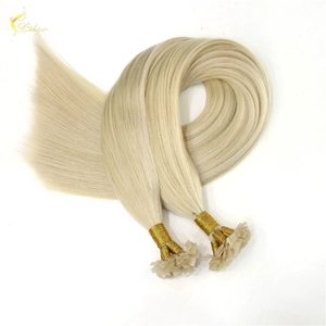 China full cuticle hight quality keratin u tip hair/flat tip/i tip human hair,italian keratin hair extensions manufacturer
