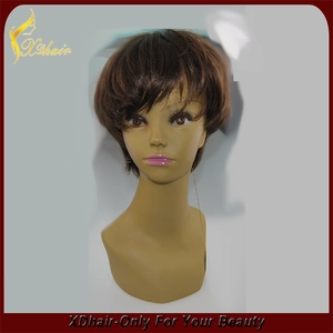 China alta qualidade peruca frente Remy mulheres de cabelo humano mono peruca atacado fábrica fabricante