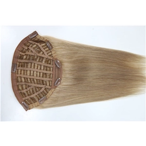 Cina high quality no shedding half wigs human hair clip on produttore