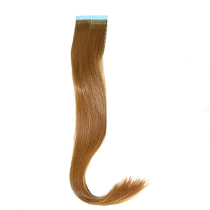 China indian double drawn tape hair with invisible glue manufacturer