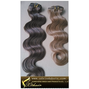 중국 low price 100% human remy hair weft, silky straight 8-32 inch/18pcs clip on hair extension 제조업체