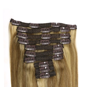 China natural body wave virgin indian hair indian virgin clip in hair extensions Hersteller