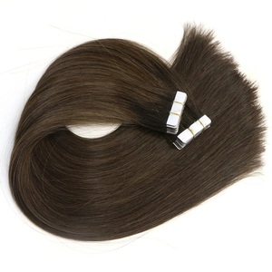 An tSín ombre color black blue virgin brazilian indian remy human PU tape hair extension déantóir