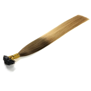 Cina ombre color flat tip human hair extensions produttore