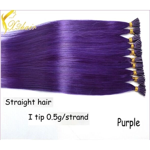 중국 pre-bonde keratin hair white stick tip/ i tip human hair extensions 제조업체