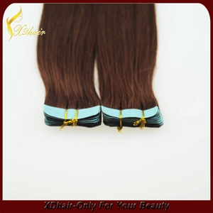 China skin weft seamless human wholsale beazilian hair extensions manufacturer
