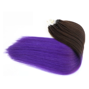 China wholesale 8a cut from one donor 100 virgin brazilian remy human hair seamless micro loop ring hair extension manufacturer