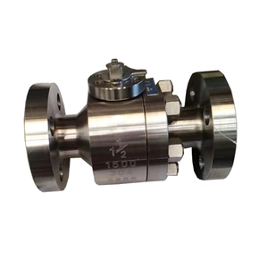 China 1 1/2 '' 1500LB F304 assento flange RF porta cheia nível flutuante operado válvula de esfera fabricante
