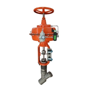China 1 '' 300LB A182 F22 SW diafragma pneumático com roda de mão tipo Y válvula de drenagem da usina fabricante