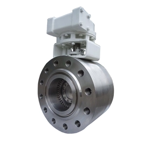 China 8 '' 1500LB 904L metal para metal assentado triplo deslocamento válvula borboleta válvula final borboleta com operação de engrenagem helicoidal fabricante