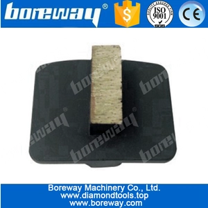 China 1 rectangle bar diamond grinding head for concrete metool with redi-lock for scanmaskin grinding machines manufacturer