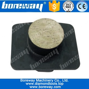 China 1 round bar diamond rubbing block for grinding stone floors with husqvarna grinding machines manufacturer