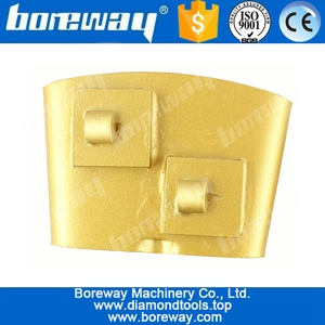 China 1/4 round pcd diamond grinding block for HTC floor grinding machines manufacturer