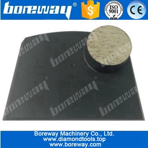 China 1 round diamond bar with flat-plug for lavina floor grinder manufacturer