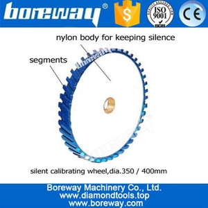 China 14 inch 16 inch Teflon core diamond segment milling wheel for bridge saw for Grinding Granite Engineered Stone concrete manufacturer