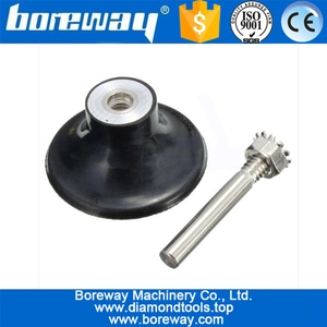 China 2 inch Backing Pad Holder 1/4inch Shank Lock Rotary Sanding Polishing Disc Holder For Roloc Discs manufacturer