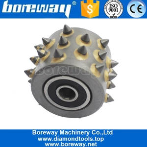 Cina 30s Lega Denti Litchi Grinding Grains 3 Row 2 Row Disposizione senza supporto Bush Hammer Mola produttore