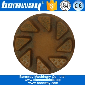 China 3inch 80mm 4 steps floor diamond polishing pads with metal manufacturer