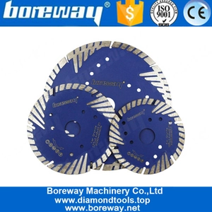 porcelana Disco de hoja de sierra de diamante de 5 pulgadas con segmento de protección Corte de baldosas de concreto fabricante