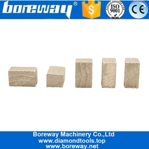 China Boreway 2m Circular Saw Blades Segment for single blade and multi-blade segment cutting for granite Manufacturer manufacturer