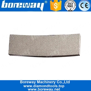 चीन Boreway फैक्टरी मूल्य सीधे ग्रेनाइट के स्लैब एज कटिंग के लिए परिपत्र देखा ब्लेड सेगमेंट उत्पादक