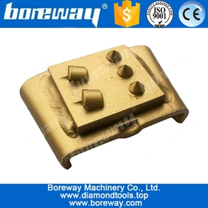 China Concrete grinding blocks with 2*PCD segments and 3*alloy segments for HTC floor grinding machines manufacturer