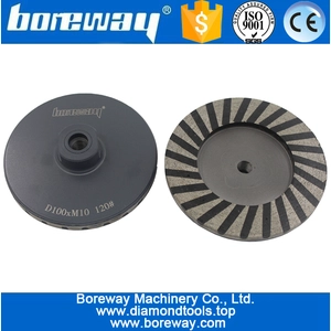 China D100 * M10 * 120 # ripple segmento diamante cuo trituradoras para moagem de chão de concreto fabricante