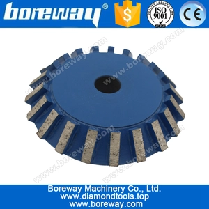 China D105*12T*16H segmented diamond edge chamfering wheels foe concrete,concrete chamfering wheels manufacturer