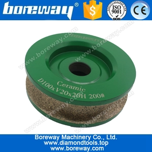 Chine D120 * V20 * 20H Roues de broyage de profil de diamant de jante continu pour la céramique, Roues de profilage en céramique Diamond en céramique fabricant