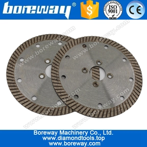 China D125 * 10 * 2.0 * 22.23 ondulação diamante segmento de lâmina de serra para corte de granito, lâmina de corte de diamante para o granito fabricante
