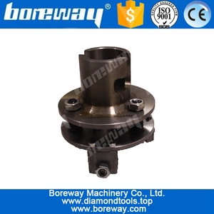 중국 D125x3Tx30Sx48bush hammered 현무암 덤불 hammered finish 화강암 타일 부시 해머 콘크리트 제조업체