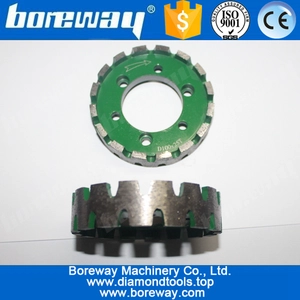 China D100 * 25T * 50H Standard-Diamant-Stubbing-Rad für kontinuierliche Felgen Hersteller