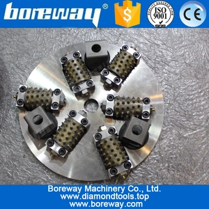 China D300x6Tx60s Diamond Bush Hammered Finish Concrete For Grinding Machine manufacturer