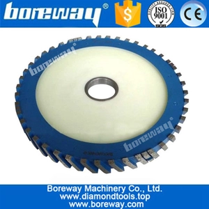 China D350x40T silent Metal Body Diamond Calibrating Wheel for Granite and Marble Stone manufacturer