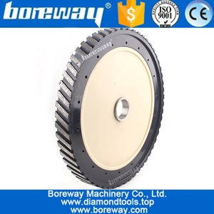 China D400mm segment wide 25mm diamond silent core milling wheel for grinding granite and marble manufacturer