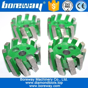China D50 * 30T * 10H Diamant-Hochleistungs-Stubbing-Rad ohne Adapter Hersteller