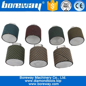 China D50*40T*M14 resin filled diamond  drum polishing wheels,resin filled zero tolerance diamond polishing wheels manufacturer