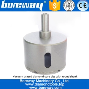 Китай Dia.35mmm-65mm вакуумные паяные алмазные коронки для бурения мокрых камней производителя
