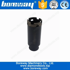 China Diamant-Loch Bohrer mit doppelten Segmente D35 * 85 L * 5/8"-11 Hersteller