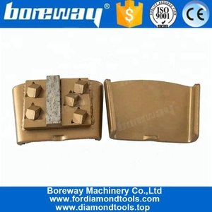 China EZ Change HTC Diamond Grinding Block With Five PCD And One Segment Removal Coating Epoxy Gule manufacturer