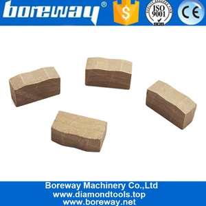 China Factory Making Diamond Segment Tips For Cutting Stone Block Manufacturer manufacturer
