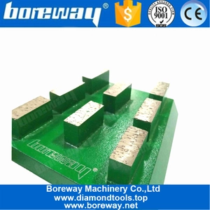 China Frankfurt Concrete Floor Diamond Grinding Trap With 8 Segments manufacturer