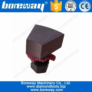 China Frankfurt diamond screw core bit for granite,concrete diamond screw grinding block manufacturer