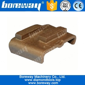 China HTC diamond grinding segments with 2 normal diamond bar for EZ change manufacturer