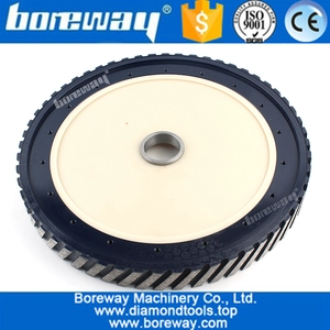 China Long life and Smooth Cuts Steel Core Silent Profiling Wheel For Milling Granite manufacturer