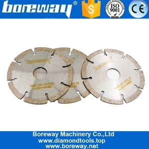 porcelana El disco de la cuchilla de corte circular de 105 mm corta el segmento segmentado mojado vio el diamante concreto para el proveedor fabricante