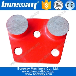 China Round segment diamond grinding block for cement ground manufacturer
