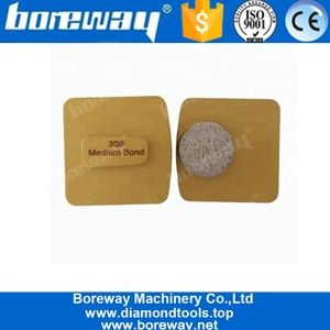 China Single Round Segment Redi Lock Diamant-Schleifschuhe für Beton- und Terrazzoböden Hersteller