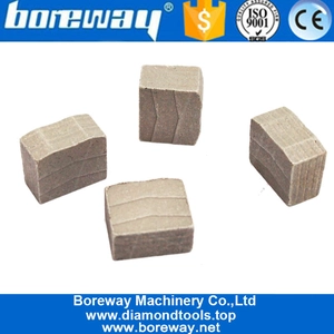 China Stone Cutting Tool M Shape Diamond Segment For 3000mm Single Saw Blade manufacturer