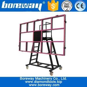 China Stone slab transfer cart for stone factory manufacturer